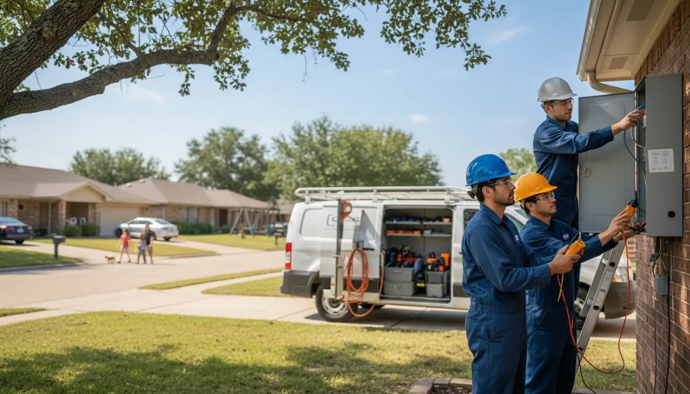 Certified electrician providing emergency electrical services in Folsom, PA